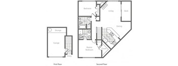 22CA Floor Plan at Lionsgate South, Hillsboro