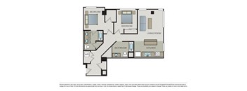 TWO BED TWO BATH C5 1180SF