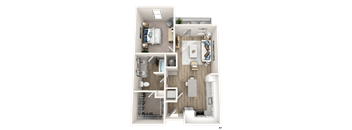 One bedroom one bathroom