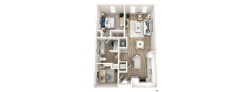 One bedroom one bathroom