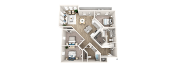 Three bedroom three bathroom
