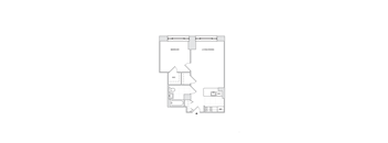 the floor plan shows the proposed floor plan for the apartment