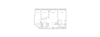 the floor plan shows the renovated renovated floor plan of the house