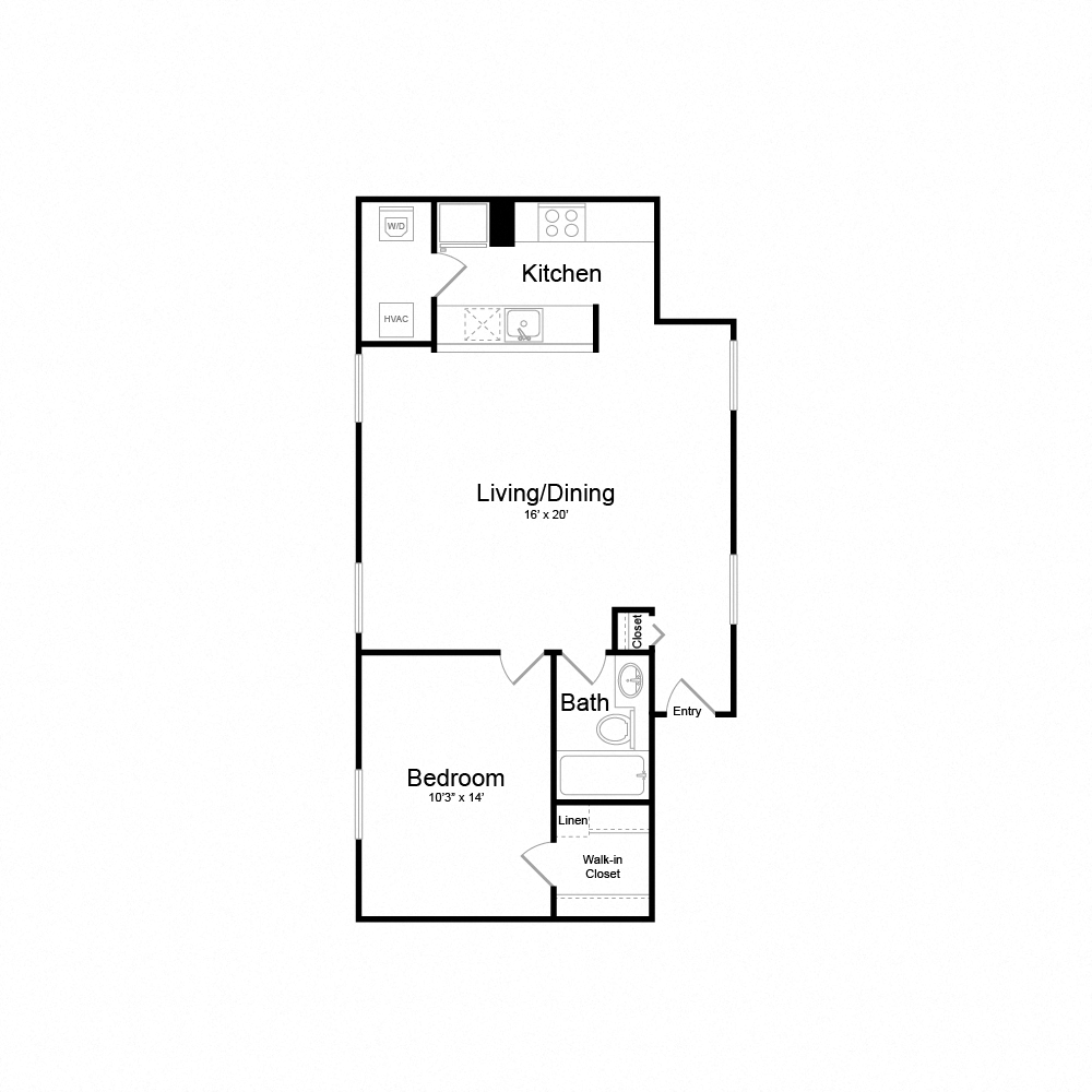 Old Quaker Building|a10b3 1b1b 640sf
