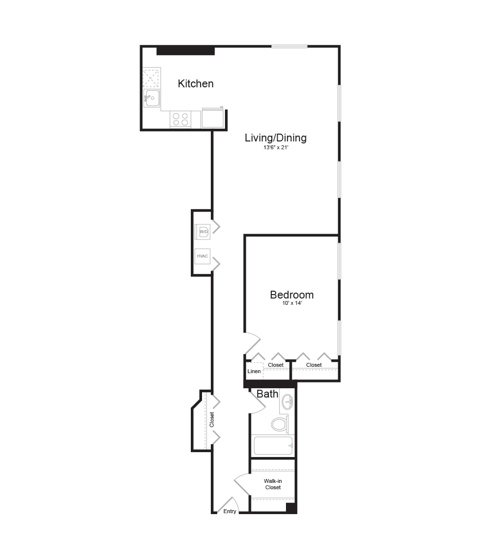 Old Quaker Building|10e 1b1b 765sf