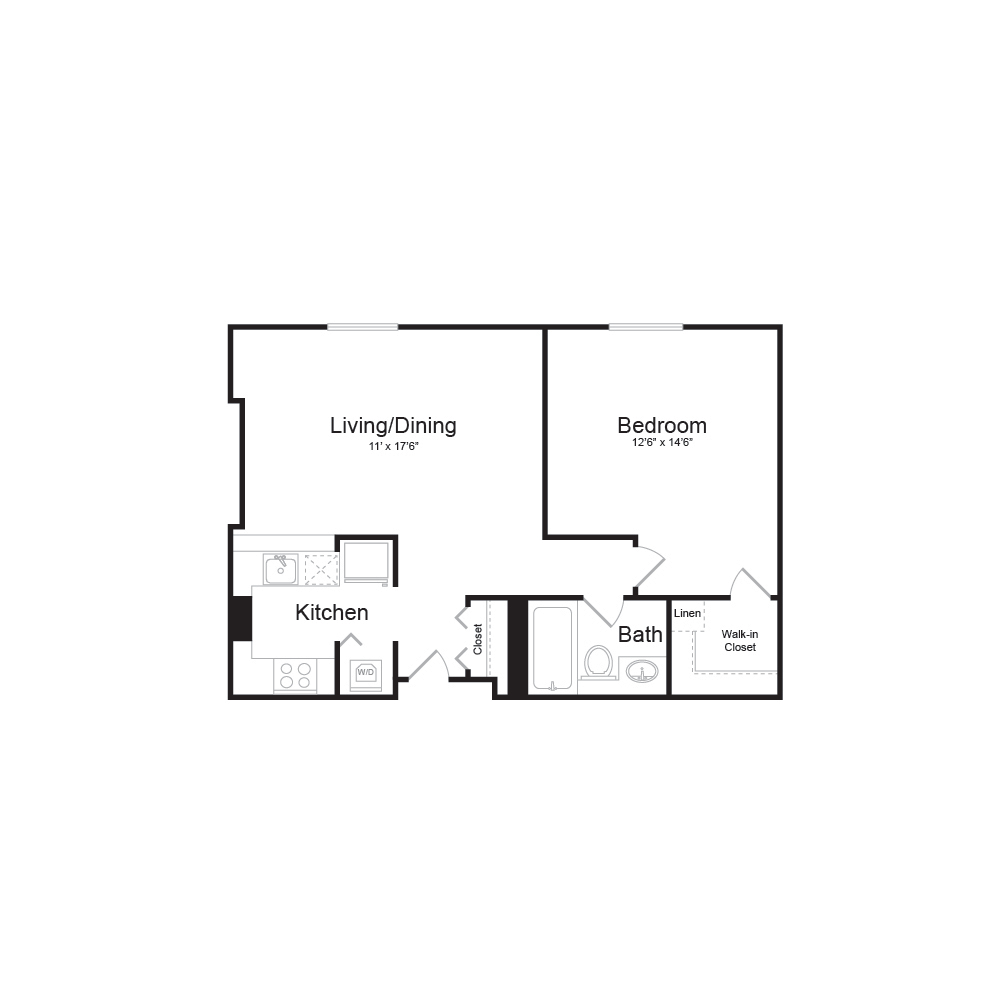 Old Quaker Building|a10a 1b1b 600sf