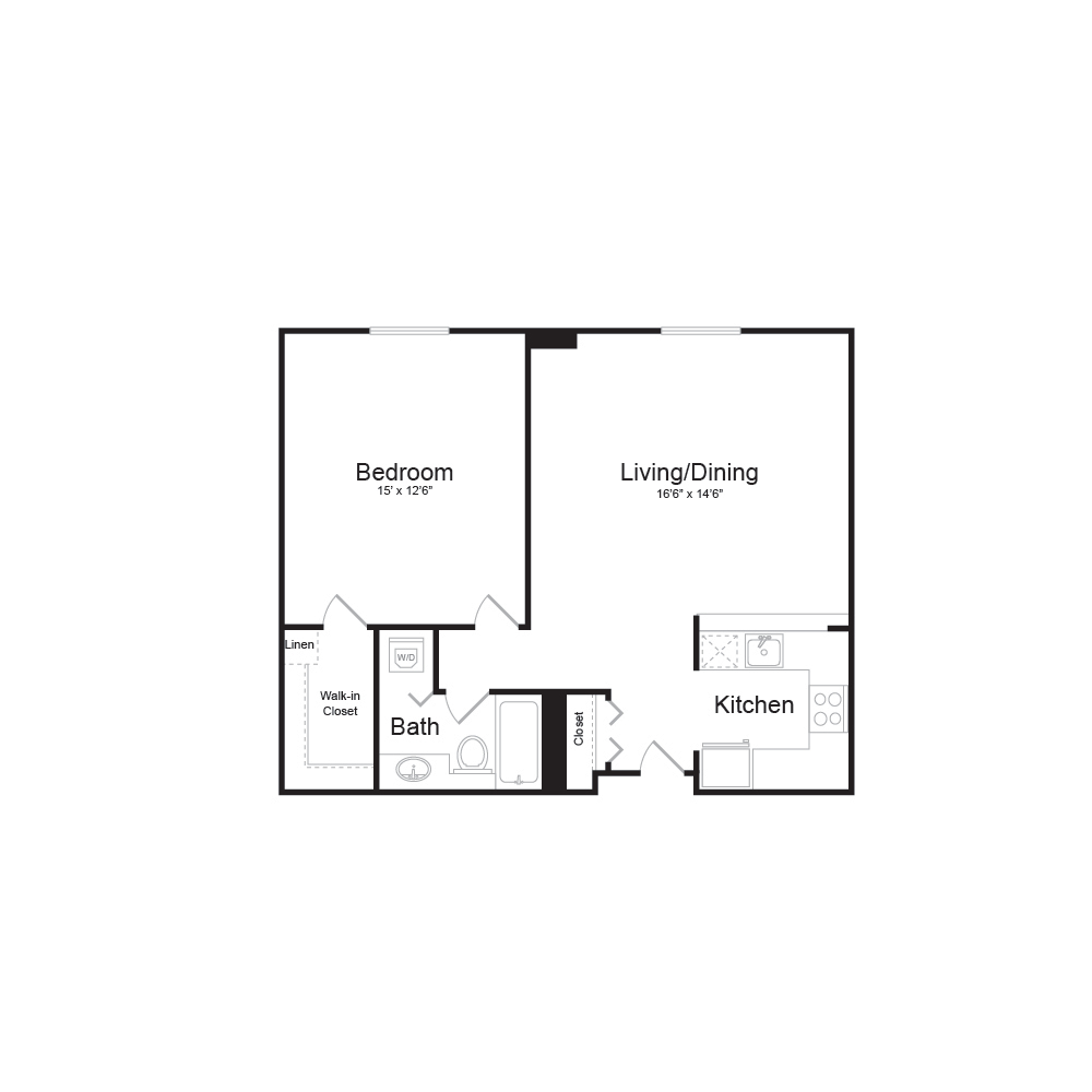 Old Quaker Building|a10d1 1b1b 750sf