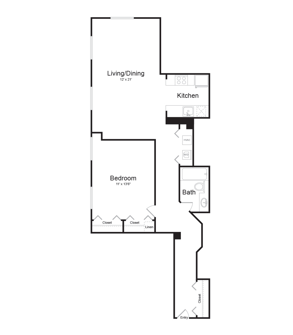 Old Quaker Building|a10g 1b1b 800sf