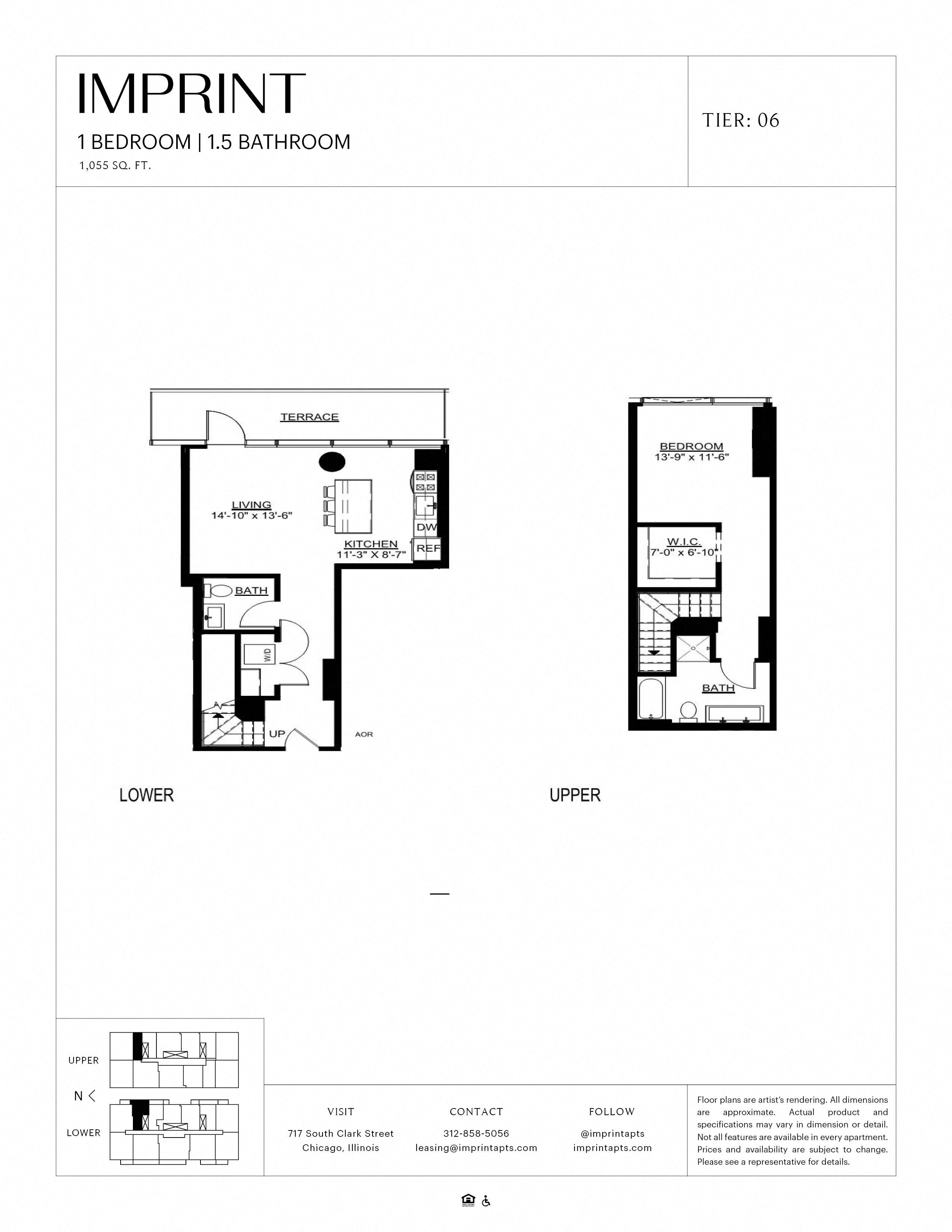 One Bedroom A Duplex Terrace