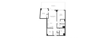 the illustration of the 2500 sq ft floor plan of a house