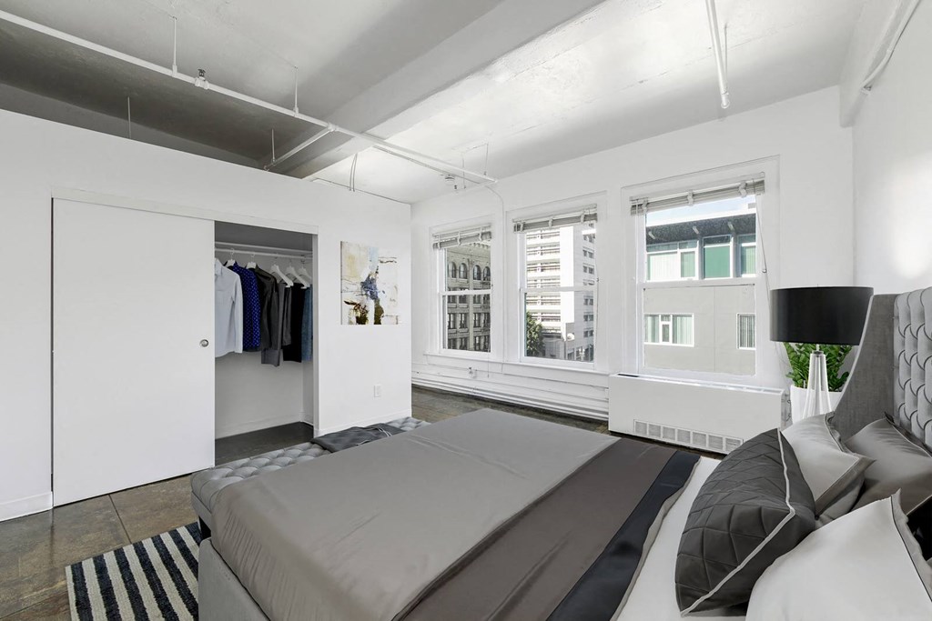 Master Bedroom at San Fernando Building, CA, 90013
