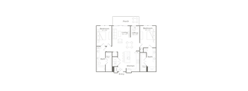 bedroom floor plan | the mansions on the park