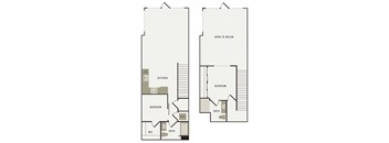 a floor plan of a house