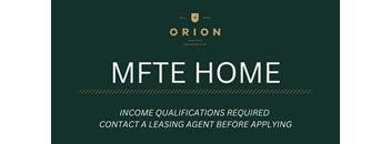 Orion MFTE Floorplan Image at Orion, Seattle, Washington
