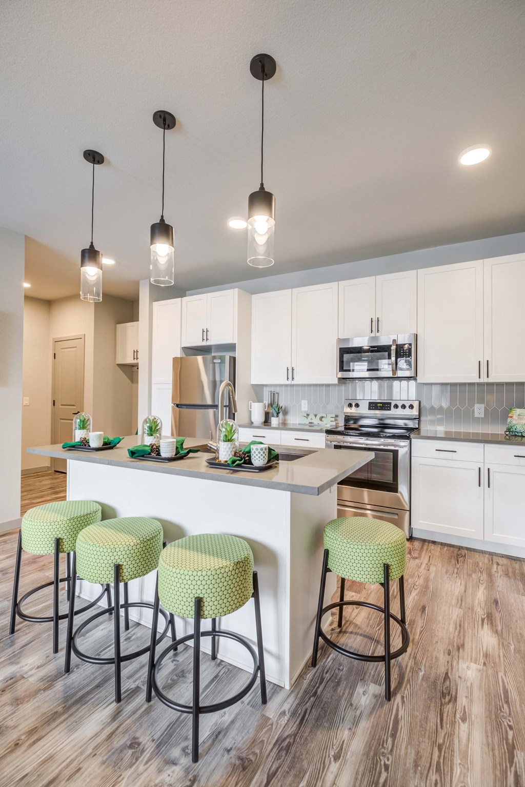 kitchen with stainless steel appliances