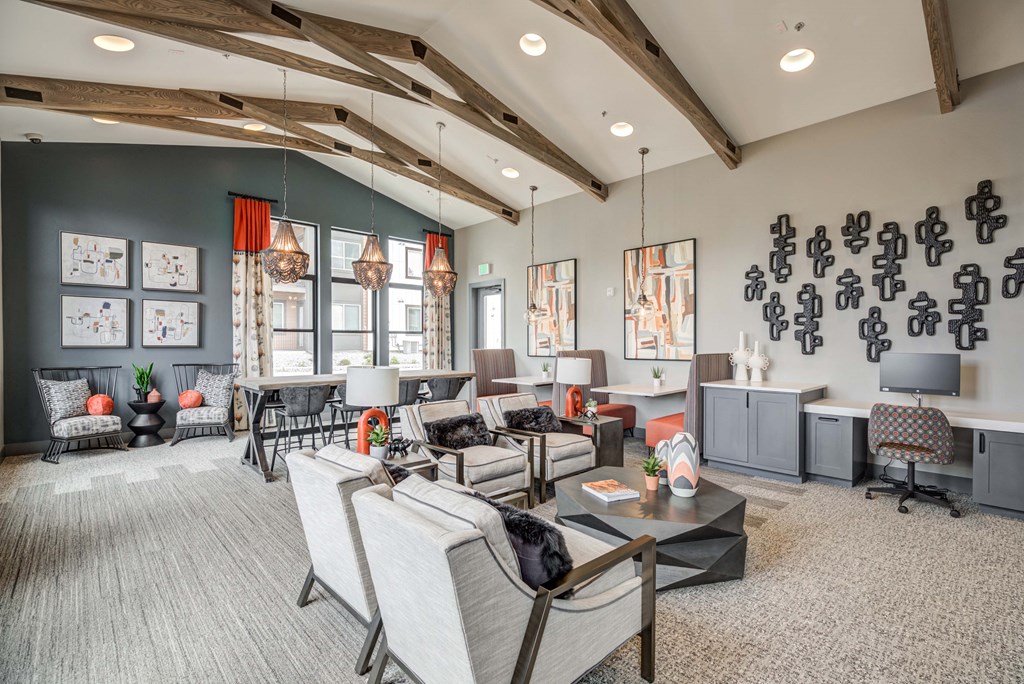 Community lounge area