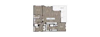 floor plan of a 2103 sq ft roommates