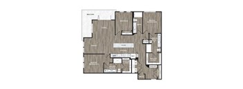 floor plan of a 2103 sq ft roommates