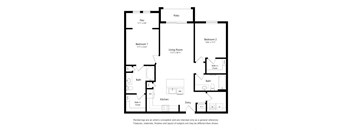 a floor plan of a house with a floor