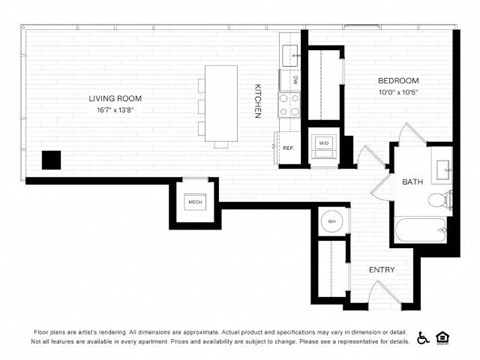 64 H St SW Studio-3 Beds Apartment for Rent - Photo Gallery 99