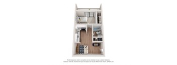 1Bed 1Bath at Aspenridge Apartments, Washington