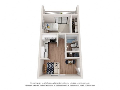 1Bed 1Bath at Aspenridge Apartments, Washington