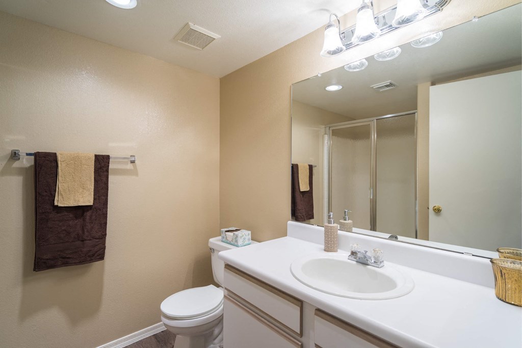 A Bathroom With a Toilet at The Summit at Flagstaff, Flagstaff, Arizona