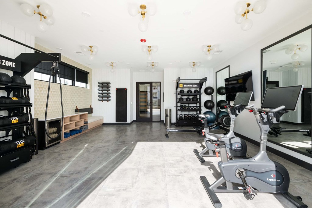 Fitness Center With Updated Equipment at PARK40, Colorado