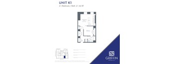 K1 Jr 1 Bedroom 1 Bath