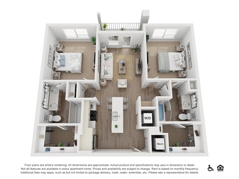 bedroom floor plan an open concept layout with a lot of natural light