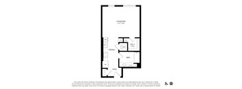 a floor plan of a bedroom apartment