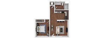 A1 Floor Plan at Palomar Station, San Marcos, CA, 92069