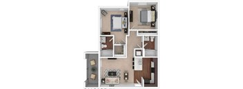B1 Floor Plan at Palomar Station, San Marcos, 92069