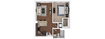 T1 Floor Plan at Palomar Station, California