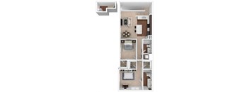 T7 Floor Plan at Palomar Station, San Marcos, California