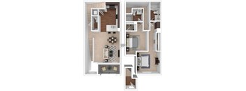 T8 Floor Plan at Palomar Station, San Marcos, CA, 92069
