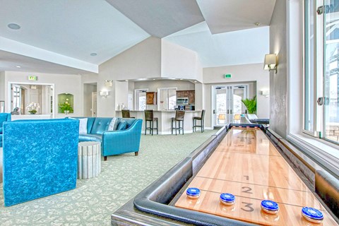 Shuffle board clubhouse