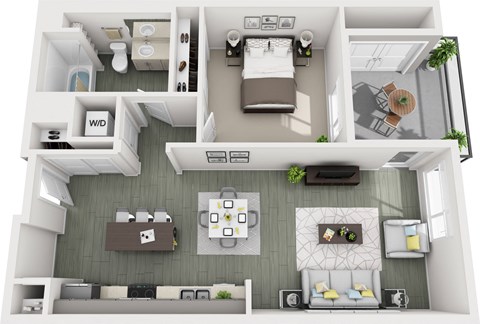 A1C one bedroom one bathroom