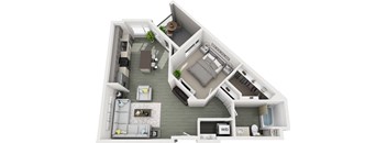 A1E one bedroom one bathroom