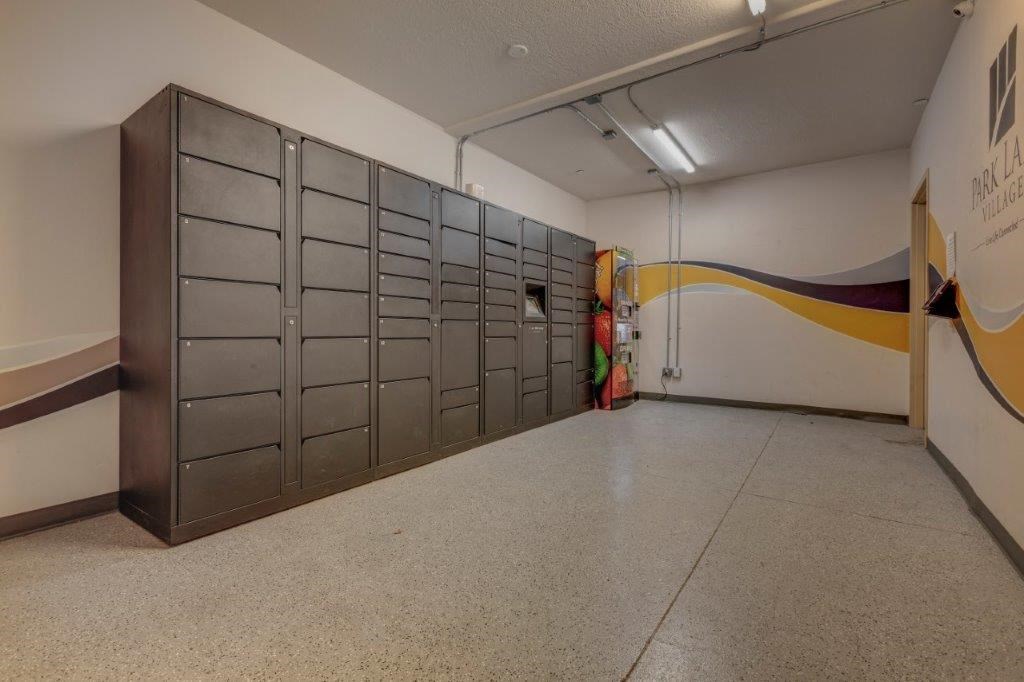 Package Hub with digital parcel lockers