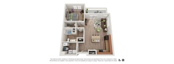3D Floorplan image of Astor floorplan