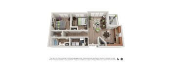 3D image of Lexington Floorplan