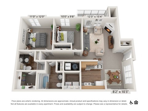 Crosswind floor plan
