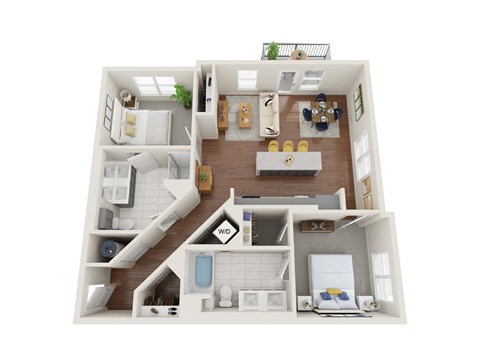 Peony Floor Plan at PARK40, Colorado, 80023