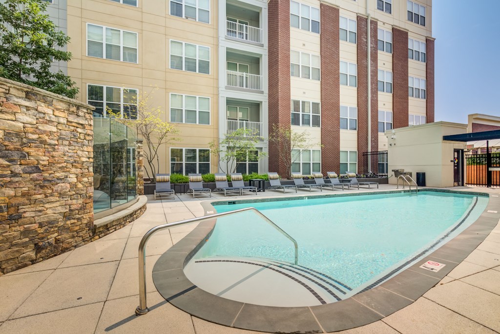 our apartments showcase an unique swimming pool