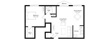 a floor plan of a house
