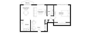 A3 Poncetta Floor Plan