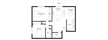 B3 Poncetta Floor Plan