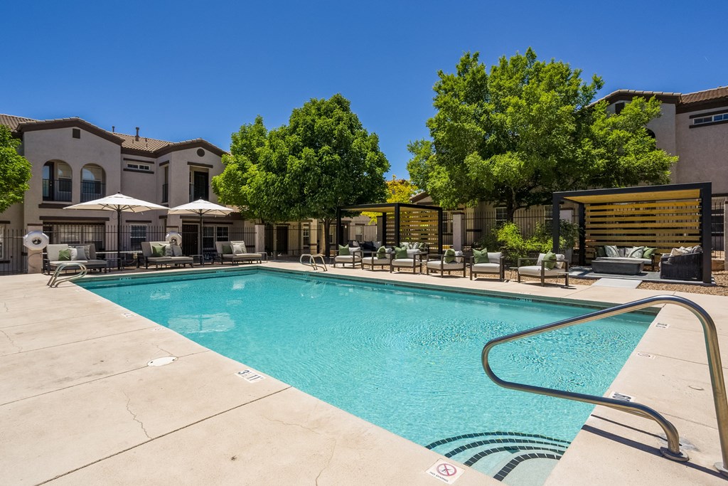 the reserve at city center apartments swimming pool