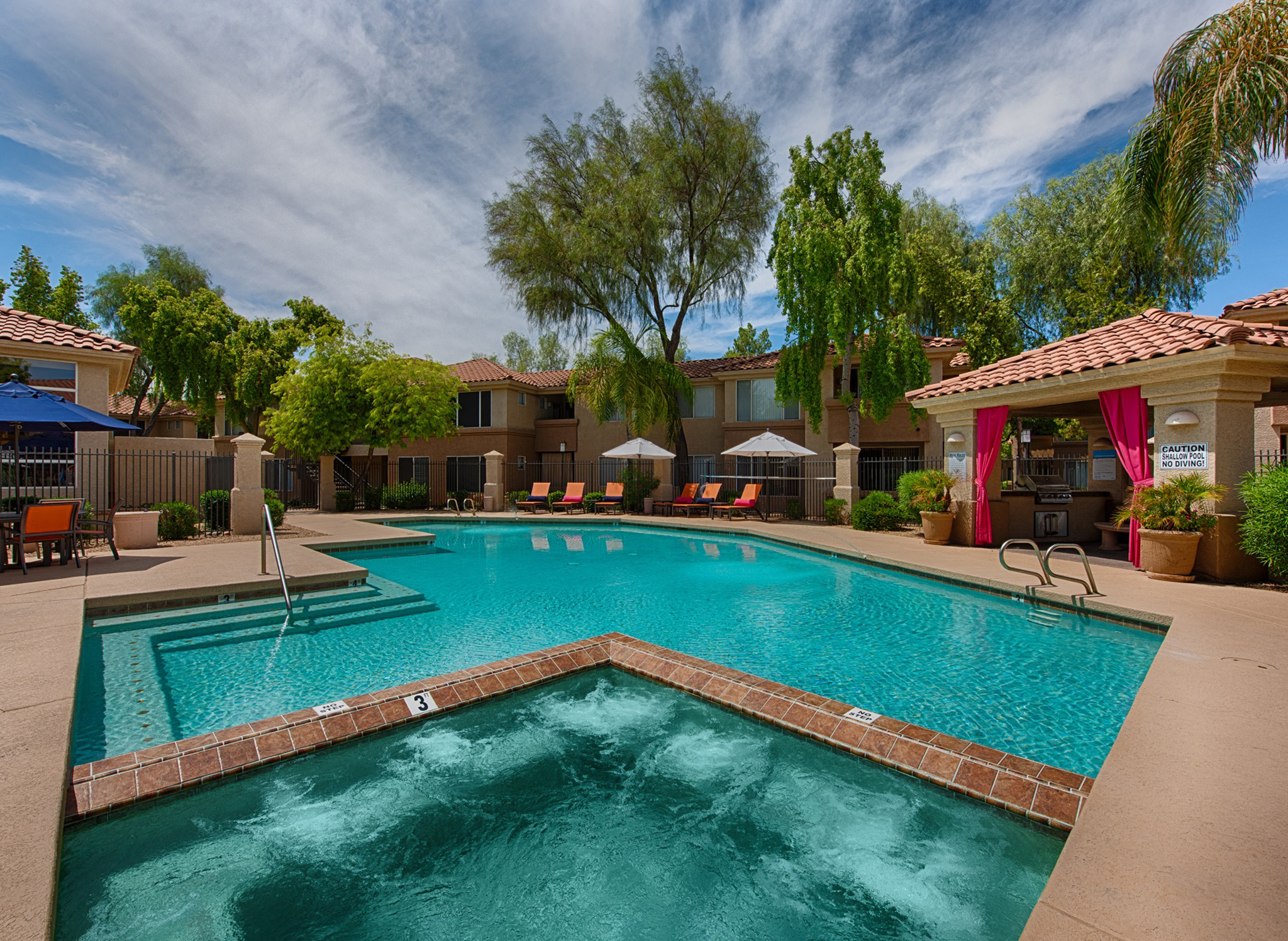 Pool view for apartments in mesa arizona at Vista Grove Apartments, Arizona